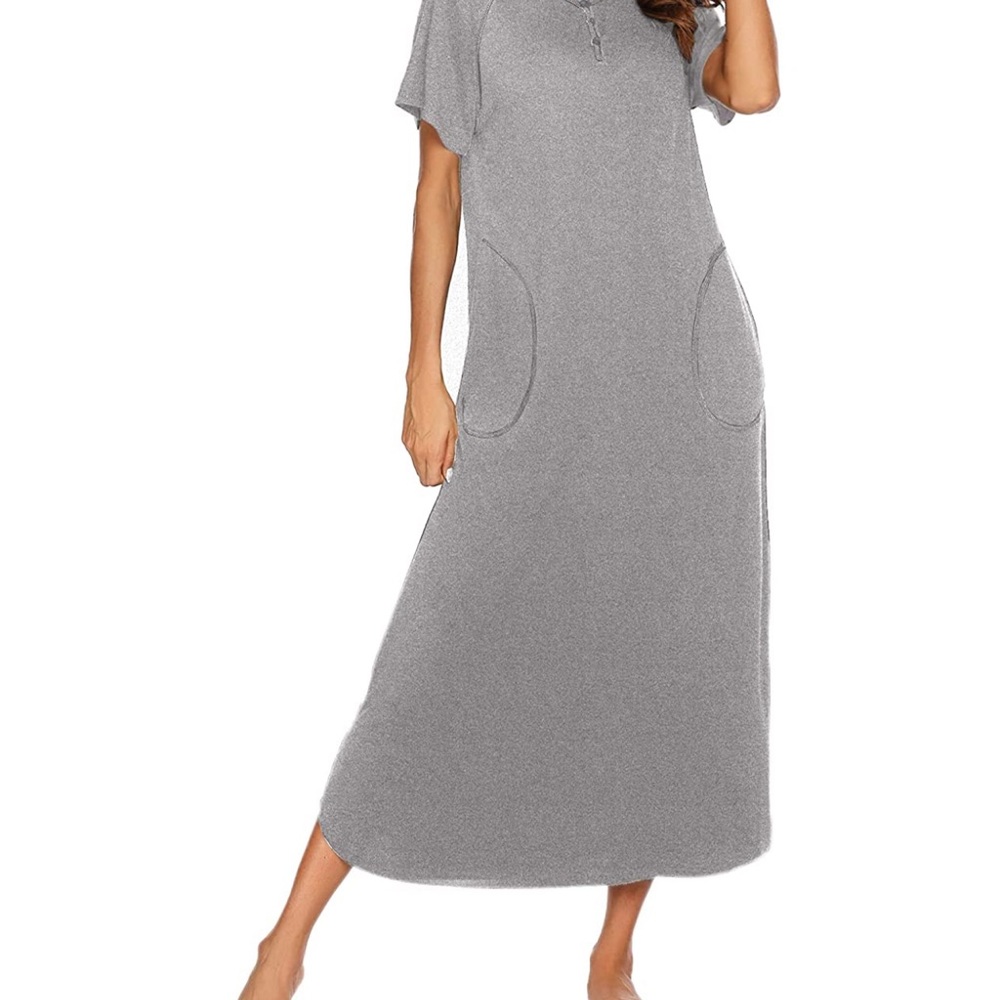 📦 Grey Sleep Dress (M-15 | L-12 | XXL-3) - Picture 5 of 8
